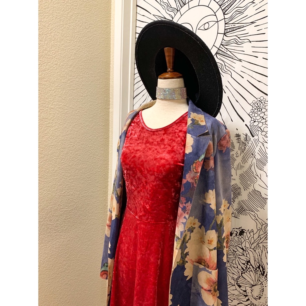 π Beautiful summer velvet dress - Picture 10 of 11